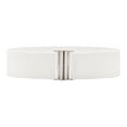 thumbnail image 1 of Cinturón elástico para mujer, cinturón elástico con hebilla, cinturón de corsé de moda. Blanco, 1 of 9