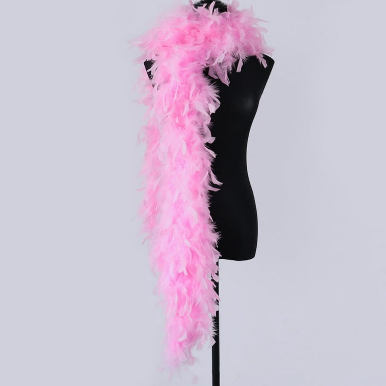 200Gram Fulffy Leather Pink Turkey feather Boa 2 Yards Big Feathers Scarf  Decorative Wedding Party Shawl Decoration Crafts - AliExpress