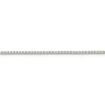 thumbnail image 2 of Auriga Fine Jewelry 925 Sterling Silver 2 mm Box Chain Necklace for Women 16", 2 of 6