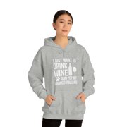I want drink wine and pet my Bracco Italiano Dog Owner Unisex Hoodie S-5XL