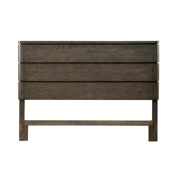 Liberty Furniture Cascade Falls Queen Panel Bed Headboard with LED Touch Light - Satin Espresso