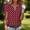 Wine, variant on LPZOOGU Women's Polka Dot Print Polo Shirt Short Sleeve Half Zip V-Neck Casual Golf Tennis Work Blouse Multiple Color