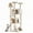 Beige, variant on OSM 60-Inch Large Cat Tree Tower for Indoor Cats, Multi-Level Cat Condo with Scratching Posts, Perches, Sisal Board & Dangling Toys, Stable Cat Activity Center - Pink
