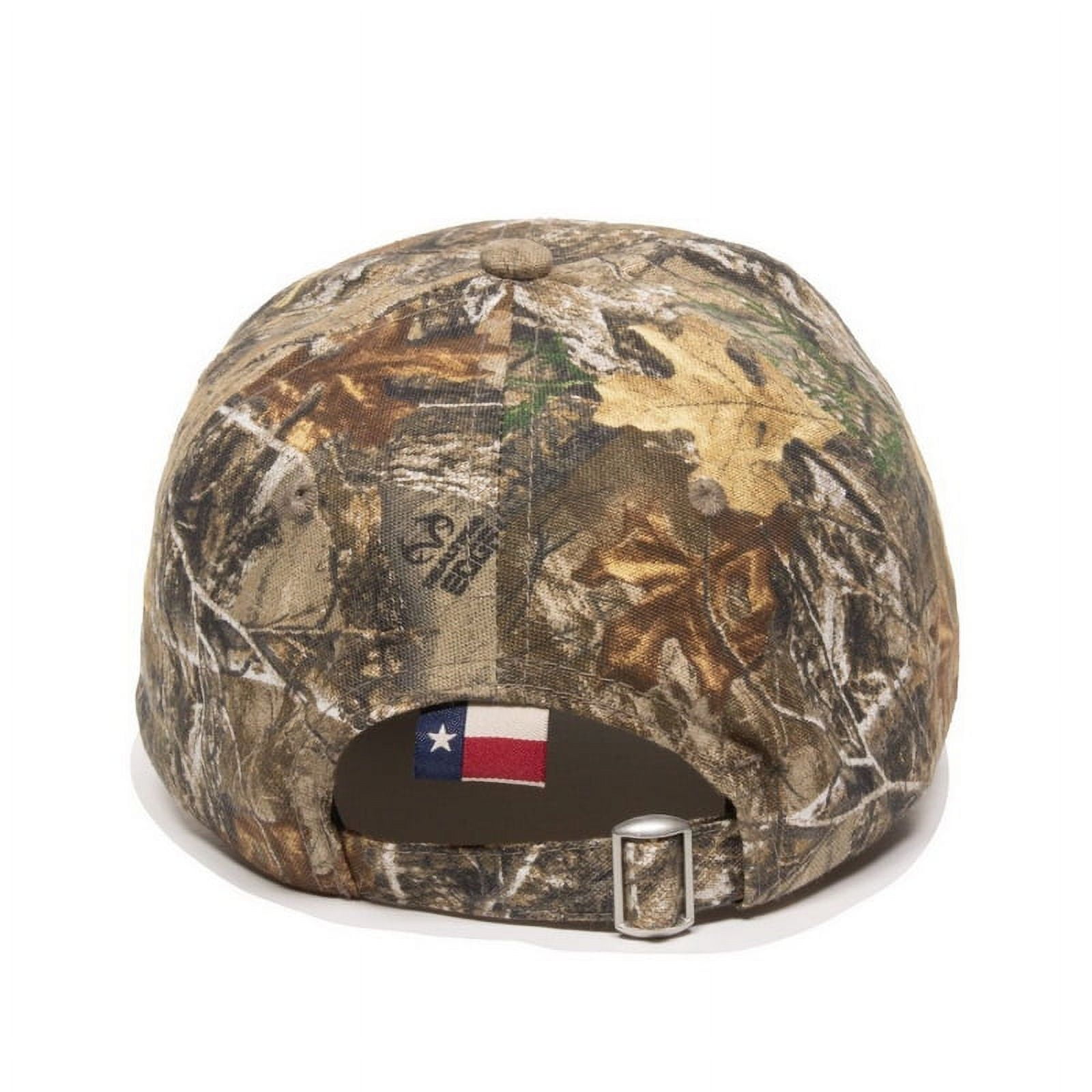 Outdoor Cap CWF-305 Camo with USA Flag Accent on Visor-Realtree