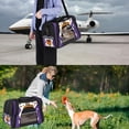 thumbnail image 7 of Halloween Pet Carrier Bag - Fabric 900D Oxford Cloth/Sherpa/Nylon Webbing - Comfy and Durable Pet Transport - Ideal for Travel and Outdoor Activities - Available in 2 Color Variants!, 7 of 7