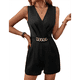 thumbnail image 3 of Mono de Mujer con Cuello de Traje, Color Negro, Talla XL, 3 of 9