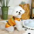 thumbnail image 3 of Stylish Striped Dog Pullover Shirt Soft Breathable Mesh Summer Puppy Vest Top With Linen Ring And Pattern For Small Medium Large Pet Apparel, 3 of 3