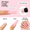 thumbnail image 3 of AIMEILI Poly Nail Extension Gel  Hema Free Poly Nail Enhancement Nail Art Design DIY Salon Nail At Home Gift for Women Nail Gel - 067, 3 of 5