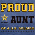 thumbnail image 3 of CafePress - Proud Aunt Of A Soldier Black And Gold T Shirt - Womens Tri-blend T-Shirt, 3 of 4