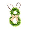 thumbnail image 1 of Guirnalda de Corona de Primavera de Conejo de Pascua de Ratán de 20x10 Pulgadas para Accesorios de Pasillo, 1 of 9