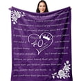 thumbnail image 1 of LHSHID Happy 30th Birthday Gifts for Her/Him 30th Birthday Gifts for Women/Men 30 Year Old Birthday Gifts for Women/Men Best Birthday Gifts Unique 30th Birthday Gifts Blanket 40x50in, 1 of 6