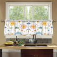 thumbnail image 4 of Yayeee Kitchen Curtains Set of 2 Light Filtering 57"x24" Over Sink Window Panels, Rainbows Pattern, 4 of 7