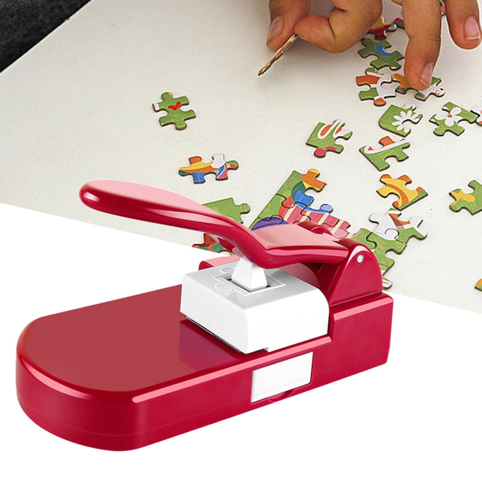 S SERENABLE DIY Puzzle Tool Paper Cutting Machine Puzzle Maker Machine for Kid Classroom Red
