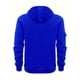 thumbnail image 3 of Ceisia Men's Solid Color Raglan Half-Zip Multi-Pocket Hooded Sweatshirt Blue XL Gifts, 3 of 6