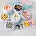thumbnail image 2 of UDIYO Shell Flower Bead Rhinestone Mixed 3D Nail Art Sequin DIY Manicure Jewelry Decor, 2 of 7