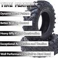 thumbnail image 3 of Towallmark 25x8x12 ATV Tires, Set of 2 ATV Tires 25x8-12 6PR, All Terrain ATV/UTV Off-Road Tires (Tubeless), 3 of 7