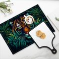 thumbnail image 4 of BaHomeck placemats Set of 4 Elegant Tiger'S Face Emerging From The Jungle Cotton Linen rectangle Placemats for Kitchen Dining Table Indoor,Outdoor,18*12inch, 4 of 4