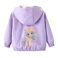 thumbnail image 6 of POROPL Rain Jacket Girls Lightweight Spring Thin Casual Windbreaker Jacket, 6 of 7