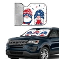 thumbnail image 4 of Bingfone Three Gnome Independence Day Car Windshield Sun Shade Protector Keep Your Vehicle Cool Sun Shield Visor Cover Foldable For Car Truck Suv-Small, 4 of 9