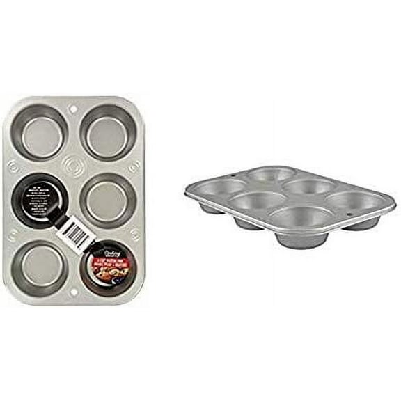 Muffin Cupcake Baking Tin. Stainless Steel Cupcake Tray. Muffin Baking Cupcake Pans 6-Cup
