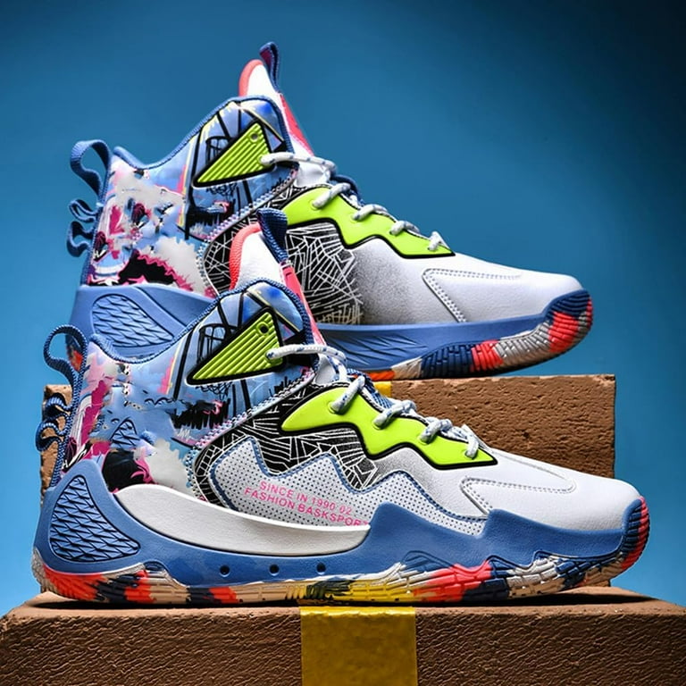 Leather high top basketball shoes 2025