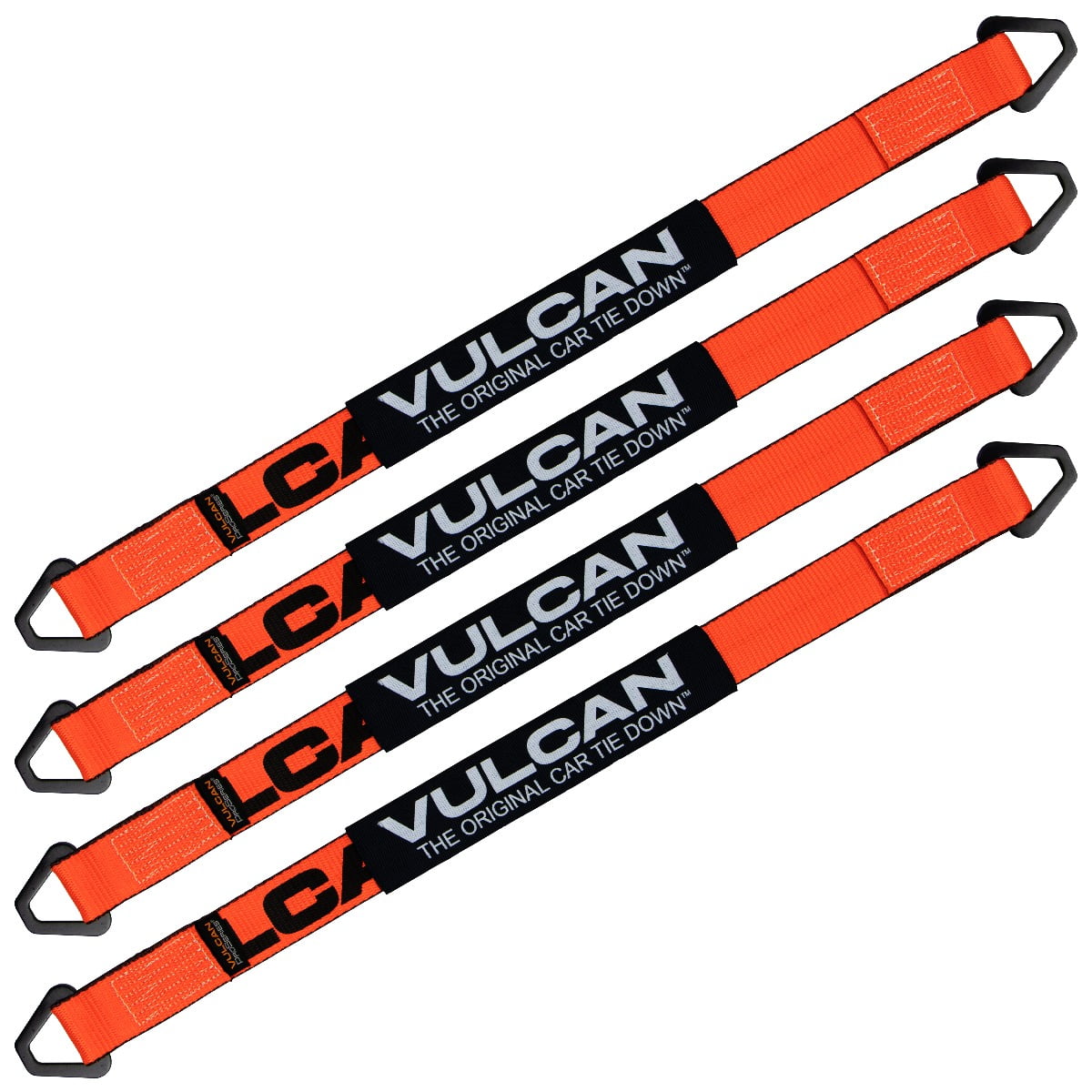 VULCAN Car Tie Down Axle Strap with Wear Pad 2 Inch x 36 Inch 4