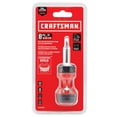 thumbnail image 4 of Destornillador de trinquete CRAFTSMAN Stubby Push-n-Pick, 8 piezas, 4 of 5