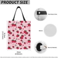 thumbnail image 7 of Yuyamidu Strawberry Car Garbage Bag for Back Seat Front Seat Flower Car Trash Can Bin Pink Car Trash Bag Auto Accessories One-handed Strap Car Storage Bags, 7 of 7