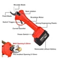 thumbnail image 3 of Brushless Electric Pruning Shears, Home Cordless Garden Fruit Tree Bonsai Pruning Tools, Suitable For 18V/21V ,Less Effort, 3 of 7