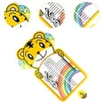 thumbnail image 6 of Almencla Music Reading Board Musical Notation Board Creative Music Class Supplies Portable Five Lines Score Teaching Tool for Students Tiger Shape, 6 of 8