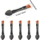 thumbnail image 5 of Eye Make Up Brush Double Headed Eye Shadow Brush Black Eyeshadow Applicator Sponge Eyeshade Tool For Concealer Powder Cream Blush Makeupblack20 Pcs, 5 of 5