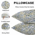 thumbnail image 5 of Lumbar Pillow Covers 20x12 Inch Set of 2, Elegant Blue Yellow Spring Floral Waterproof Outdoor Pillow Covers, Summer Botanical Green Decorative Cushion Pillowcases for Couch, Sofa, Bed, Garden, Patio, 5 of 9