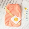 thumbnail image 4 of Summer Thin Pet Clothing Cat Puppy Summer Pet Clothes Poached Egg Vest Clothes Pet Clothes Hangers for Small Dogs (Yellow, L2), 4 of 5