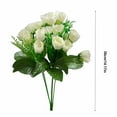 thumbnail image 3 of kkbbma under $5 Artificial Rose Flowers Bouquet Realistic Silk Rose Fake Flowers for Wedding Home Centerpieces Party Cemetery Grave Decoration, 3 of 6