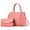 Pink, variant on Womens Purses and Handbags Shoulder Crossbody Top Handle Satchel Messenger Tote Bags