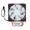 thumbnail image 2 of Enfriador De Cpu De 9 Cm, Ventilador Único De 2 Tubos, Radiador De Refrigeración De Cpu, Luz Mágica, Ventilador De Refrigeración Por Aire Scienceny EL006458-00, 2 of 6