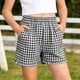 thumbnail image 5 of Niños Shorts Niñas Casual Sólido Bolsillo de Verano Ajustable de Cintura Frill Shorts para Niños Grandes, 5 of 8