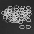thumbnail image 2 of Uxcell 27mm O.D. 1mm Thick Nylon Flat Washers for M18 Screw Bolt, 50 Count, 2 of 6