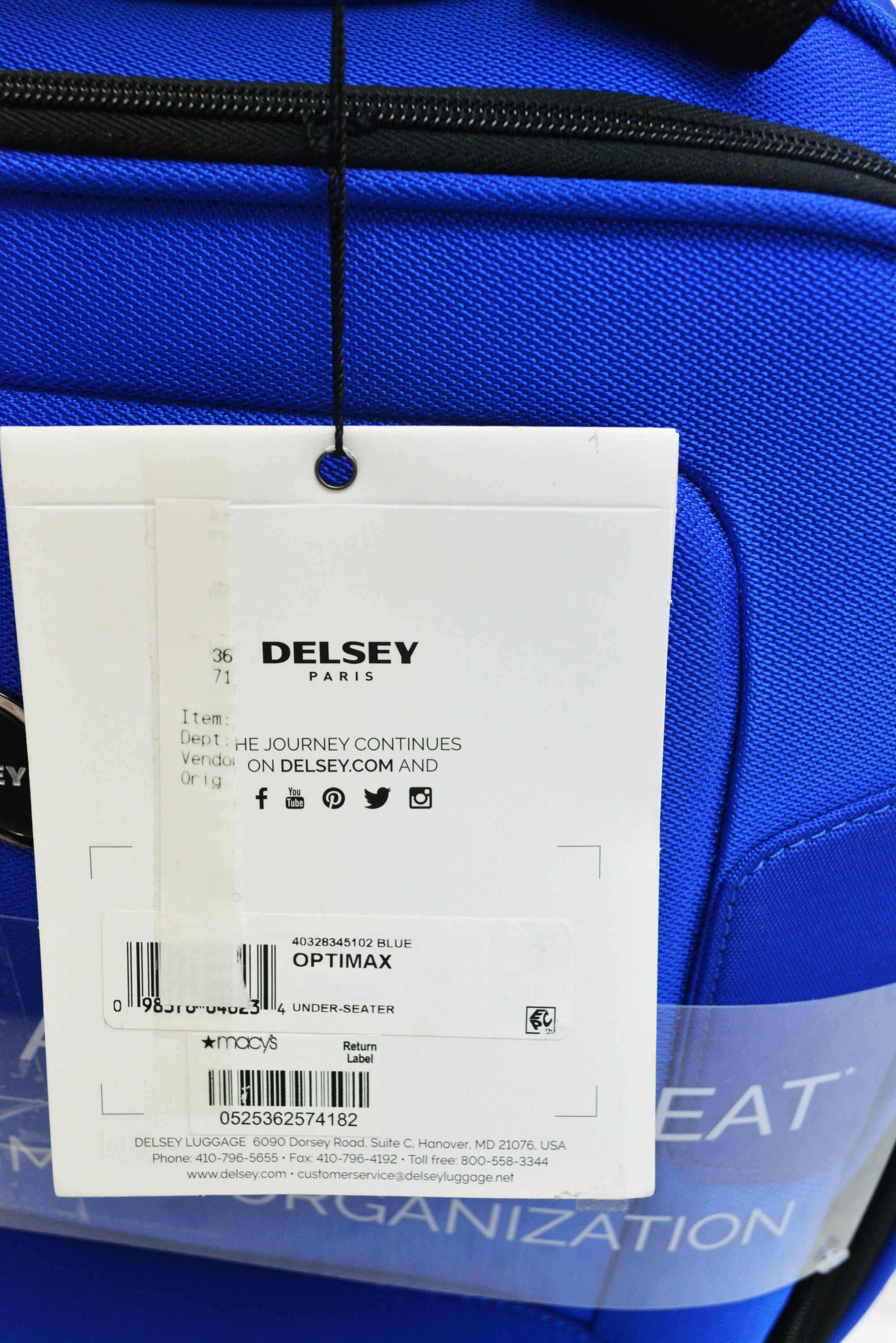 delsey optimax underseat