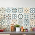 thumbnail image 1 of Decoración 24 piezas impermeable azulejos mosaico pared pegatina cocina baño adhesivo decoración, 1 of 2