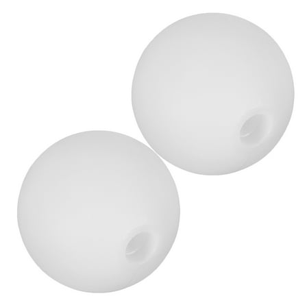 UPOUART Hanging Lamp Shades 2Pcs White Acrylic Globe 3.9In For Dining Area Ceiling Pendant Lights