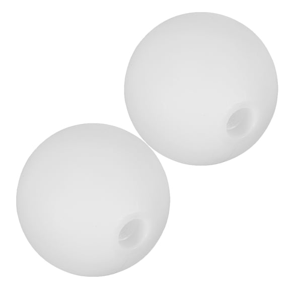 UPOUART Hanging Lamp Shades 2Pcs White Acrylic Globe 3.9In For Dining Area Ceiling Pendant Lights