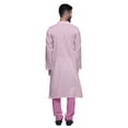 thumbnail image 3 of Atasi Designer Kurta Pajama For Men Printed Angrakha Style Casual Summer Clothing, 3 of 5