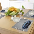 thumbnail image 4 of Ambesonne Teen Room Place Mats Set of 4, Sports Vehicle Auto, Standard Size, Blue Black Grey, 4 of 6