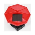 thumbnail image 3 of Solar Powered LED Lighthouse Yard Light for Outdoor Decoration in Red Color Made of Durable ABS, 3 of 9