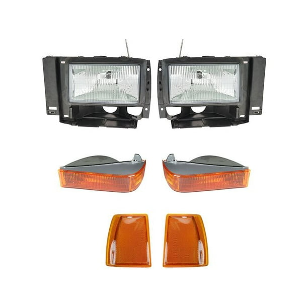 Headlight Cornering Parking Light Kit 6 Piece Set Compatible with