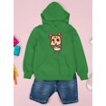 thumbnail image 3 of Happy Smiley Deer Hoodie Juniors -Image by Shutterstock,  x-Large, 3 of 4