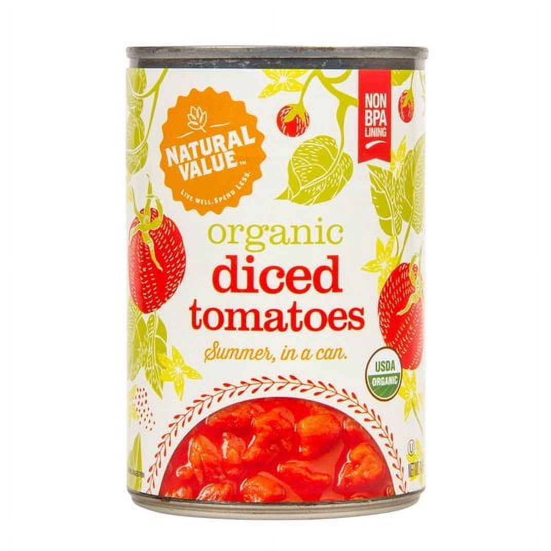 Natural Value Tomatoes, Diced, Organic-12 x 28 oz