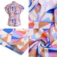thumbnail image 3 of Dinheiro Blusa casual de manga corta con volantes y pajarita para mujer, XL,, 3 of 6