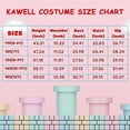 thumbnail image 2 of KAWELL 2023 Princess Peach Super Brothers Costume for Girls, New Models Princess Peach Cosplay Bodysuit for Halloween, 2 of 2
